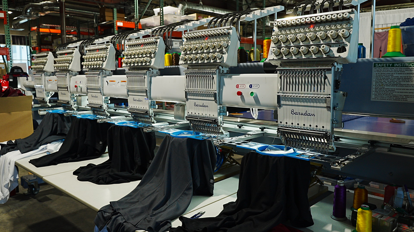 4winners merch embroidery machine process step by step