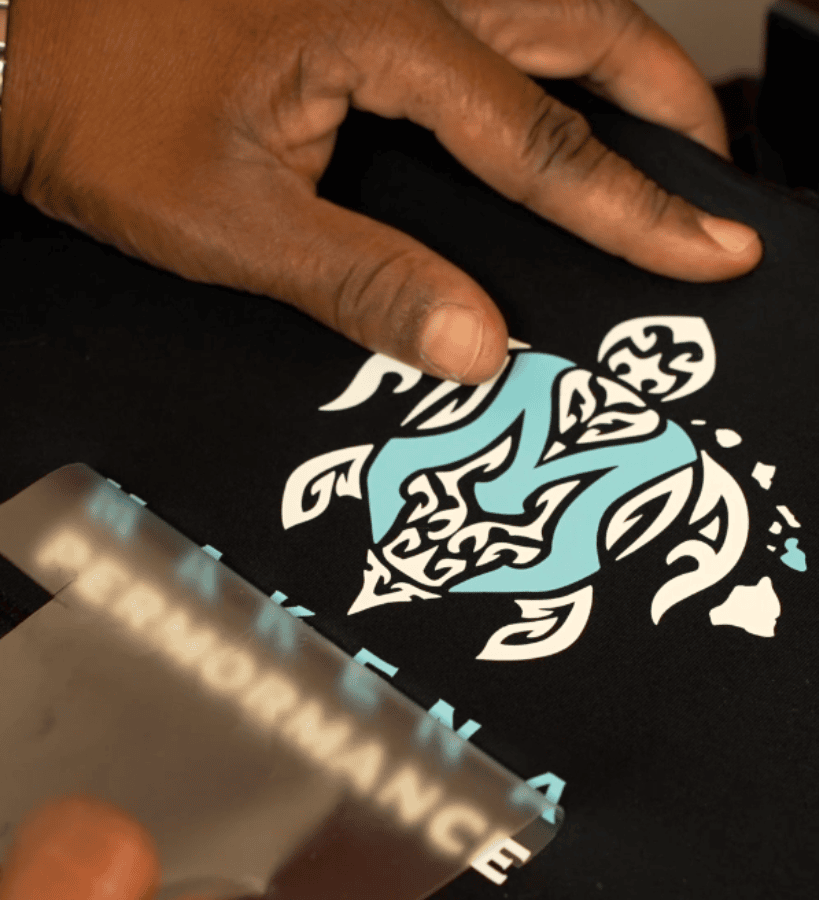 vinyl heat transfer shirt print